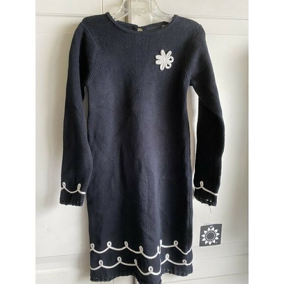 Girl’s Size 5T NWT Long Sleeve Black Sweater Shift‎ - Picture 2 of 6